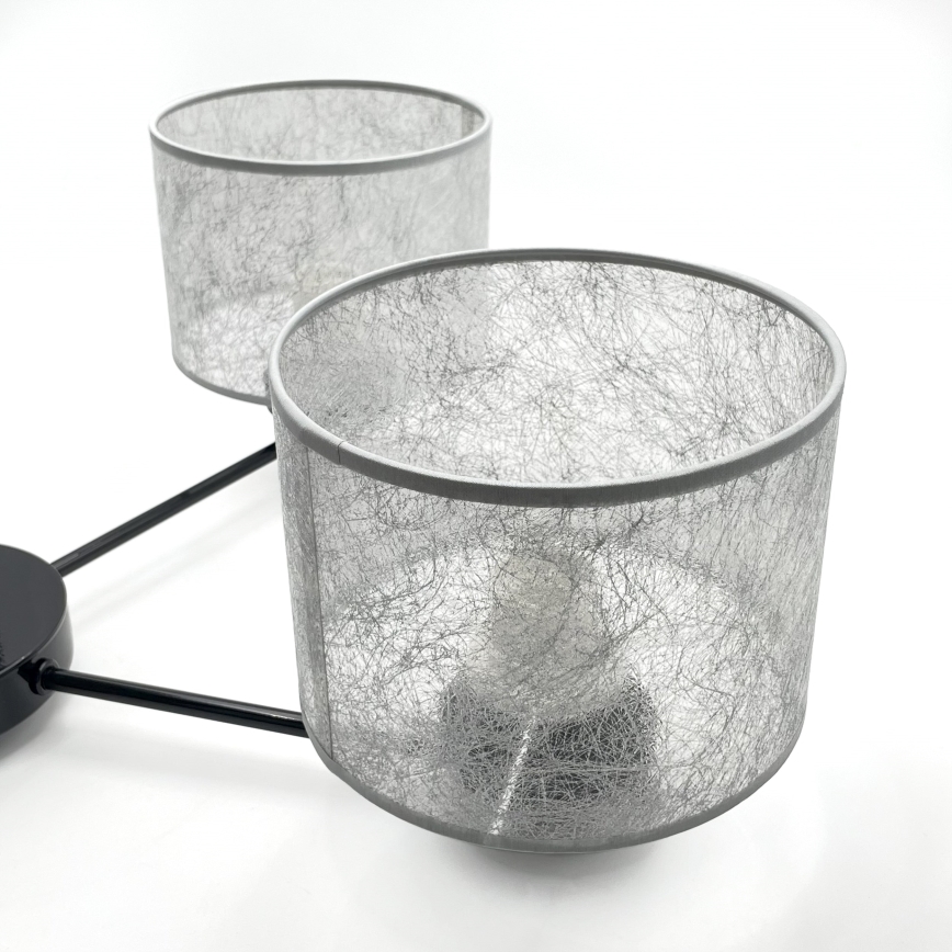 Ripplühter ketiga ROSA 5xE27/60W/230V must/hall