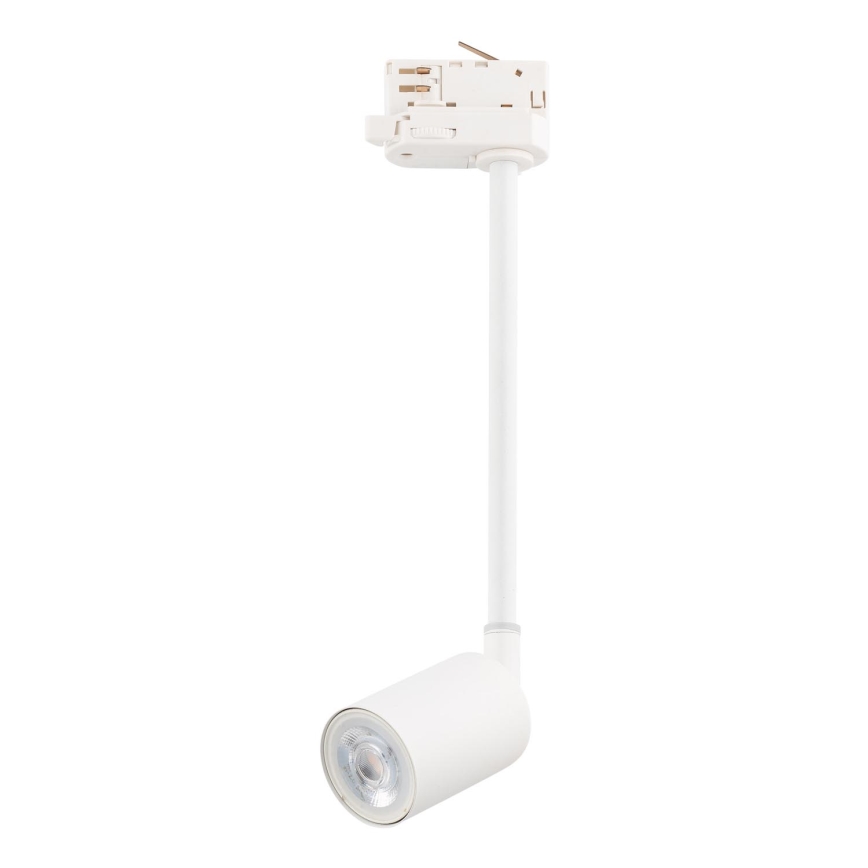 Ripplühter Kolmefaasilisele rööbassüsteemile TOP 1xGU10/8W/230V valge
