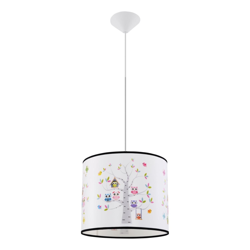 Ripplühter lastele OWLS 1xE27/15W/230V d. 30 cm öökullid