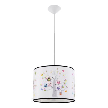 Ripplühter lastele OWLS 1xE27/15W/230V d. 40 cm öökullid