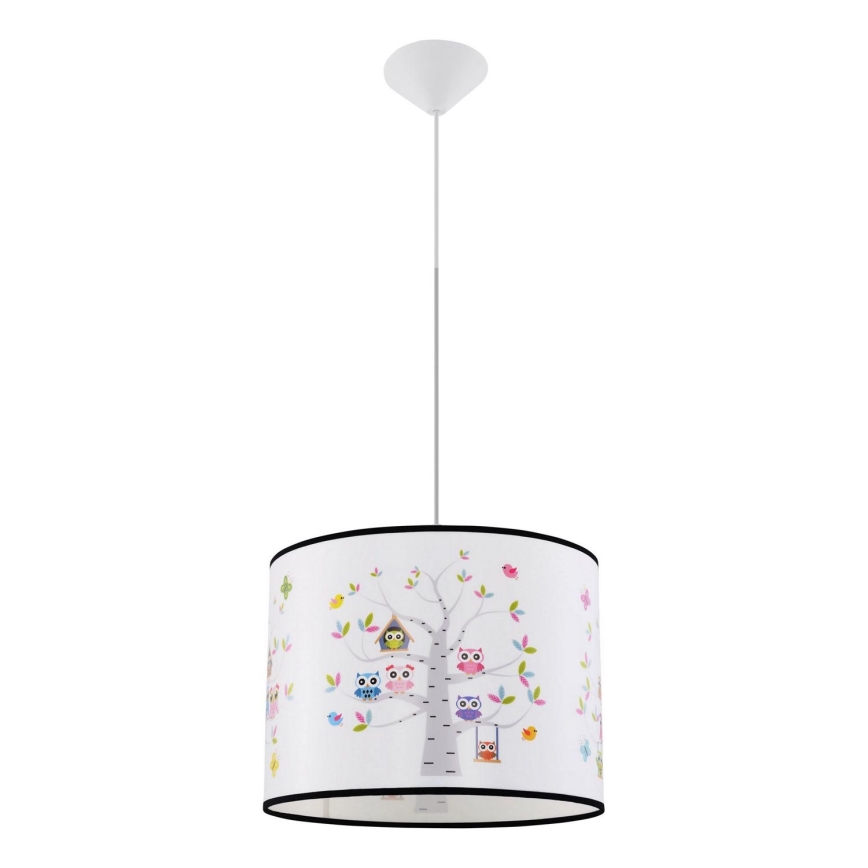 Ripplühter lastele OWLS 1xE27/15W/230V d. 40 cm öökullid
