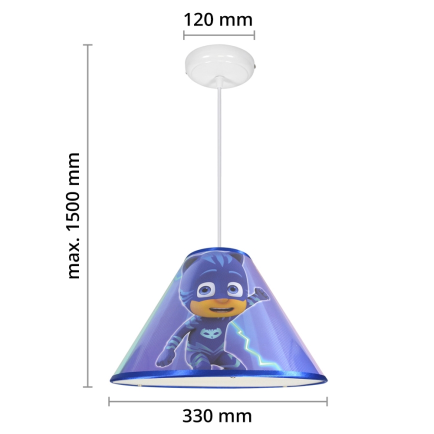 Ripplühter lastele PJ MASK 1xE27/40W/230V