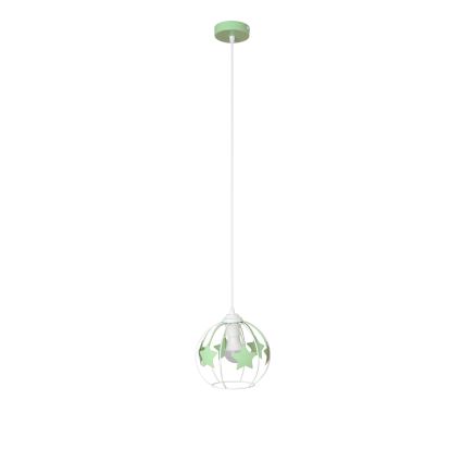 Ripplühter lastele STARS 1xE27/15W/230V roheline/valge