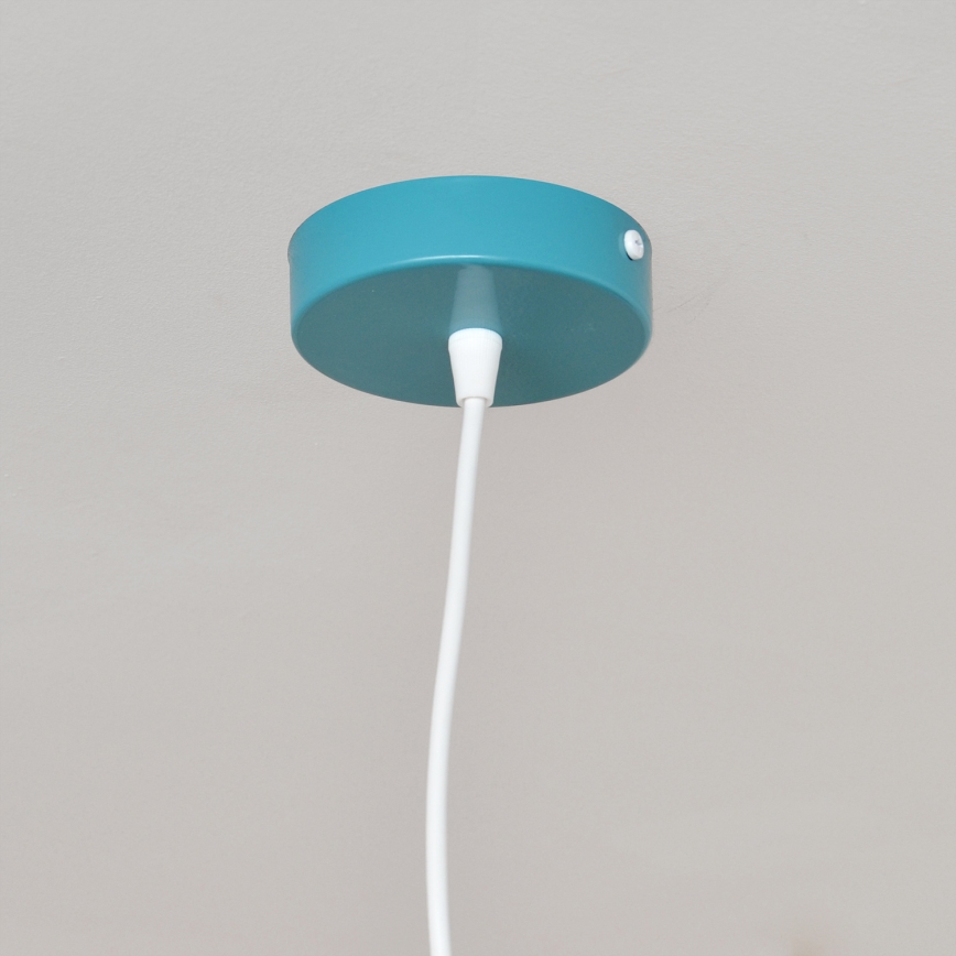 Ripplühter lastele STARS 1xE27/15W/230V türkiis/valge