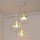 Ripplühter lastele STARS 3xE27/15W/230V roheline/valge