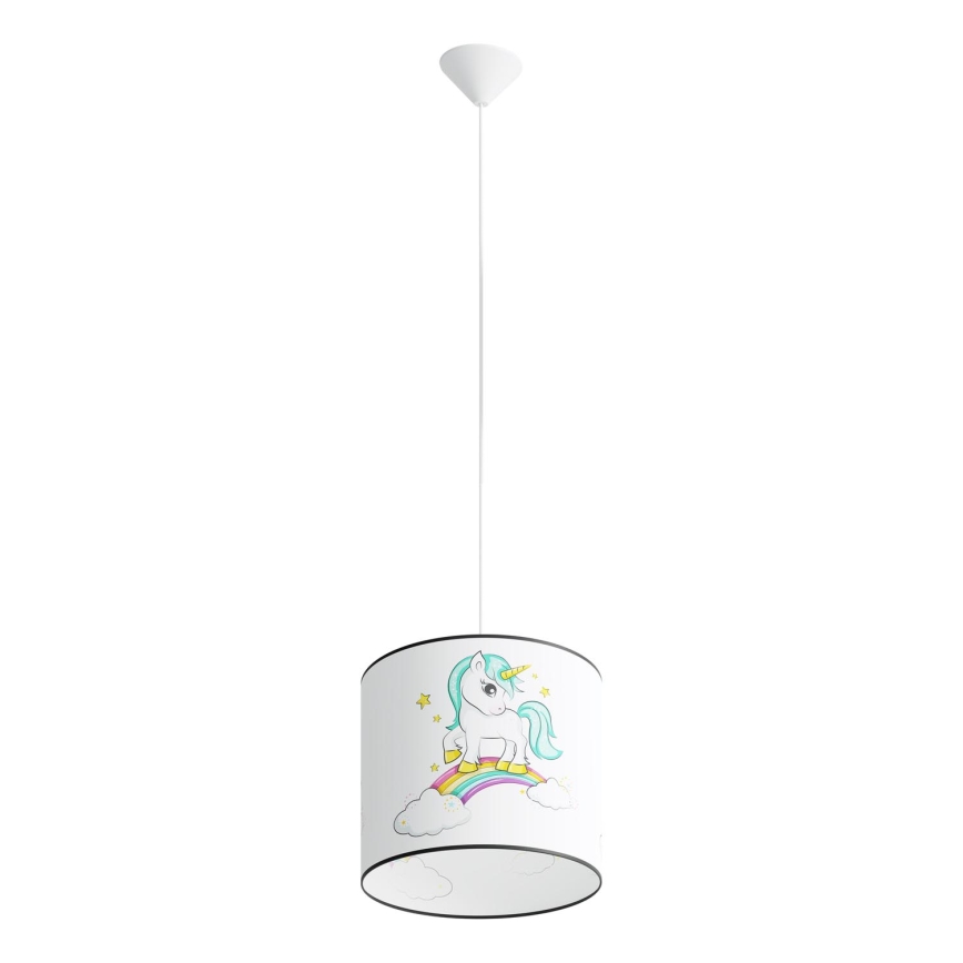 Ripplühter lastele UNICORN 1xE27/15W/230V d. 30 cm ükssarvik