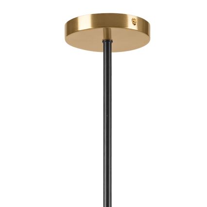Ripplühter LILOU 6xE14/5W/230V kuldne/must/suitsune beež