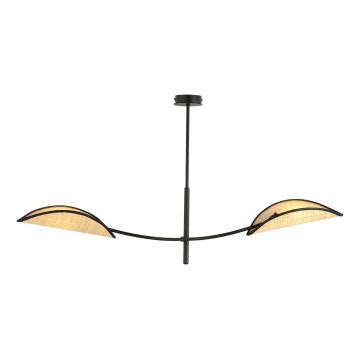 Ripplühter LOTUS 2xE14/10W/230V must/beež