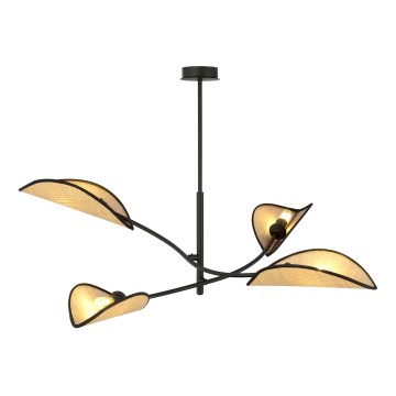 Ripplühter LOTUS 4xE14/10W/230V must/beež