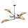 Ripplühter LOTUS 6xE14/10W/230V must/beež