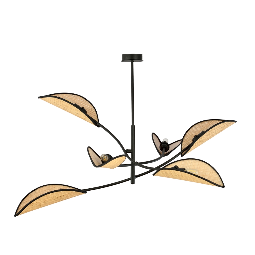 Ripplühter LOTUS 6xE14/10W/230V must/beež