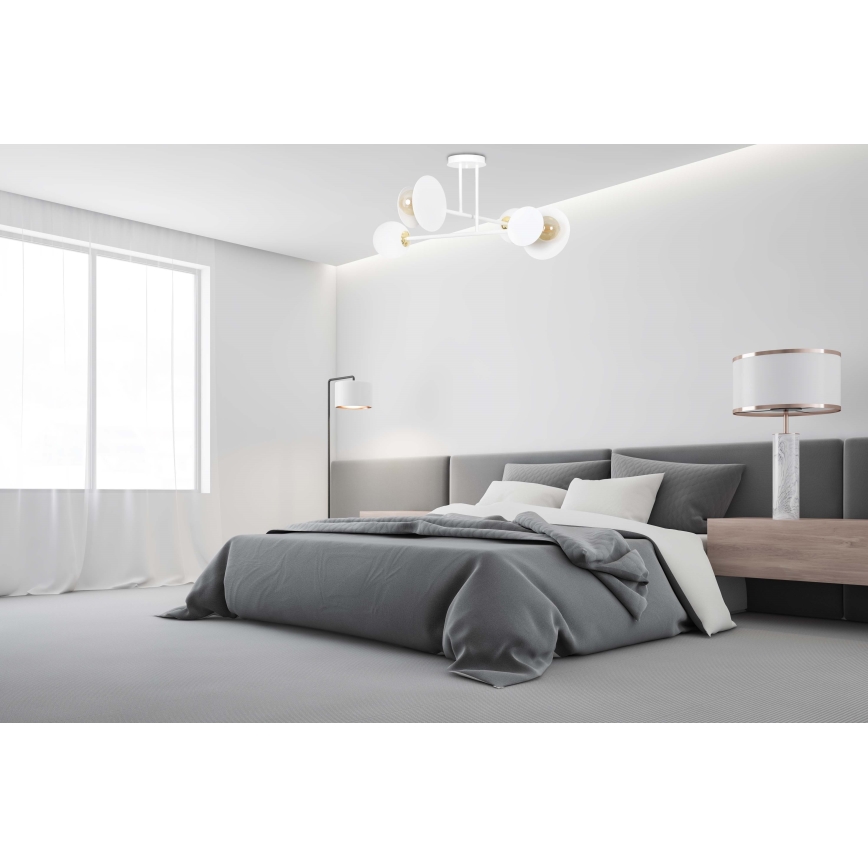 Ripplühter MINERVA 2xE27/15W + 2xE14/10W/230V valge