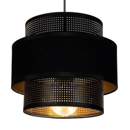 Ripplühter NESS 2xE27/60W/230V d. 30 cm must