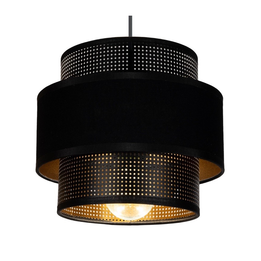 Ripplühter NESS 2xE27/60W/230V d. 30 cm must