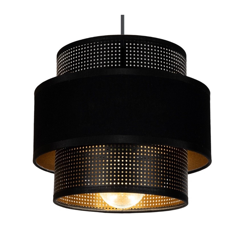 Ripplühter NESS 3xE27/60W/230V d. 45 cm must