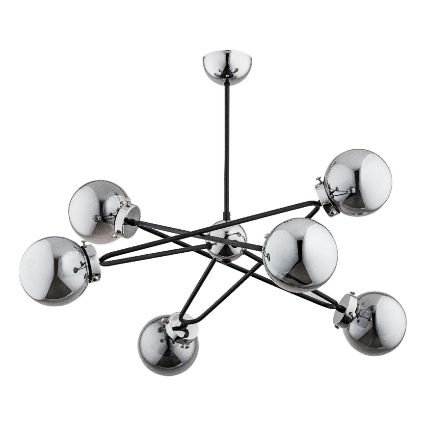 Ripplühter SAGITO 6xE14/10W/230V läikiv kroom