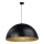 Ripplühter SFERA 1xE27/60W/230V d. 50 cm must/kuldne
