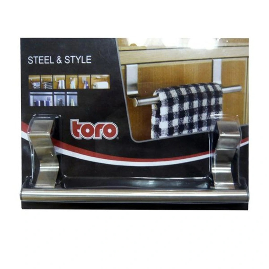 Rippuv rätikuhoidja 8x23,5 cm roostevabast terasest