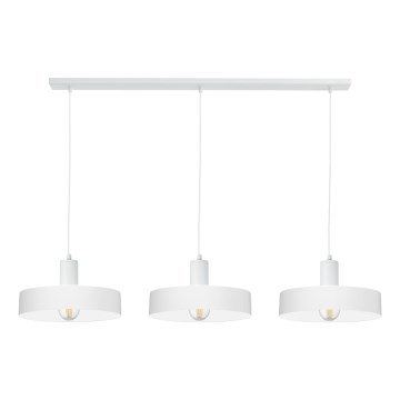 Rippvalgusti ARCANE kaabliga 3xE27/60W/230V, valge