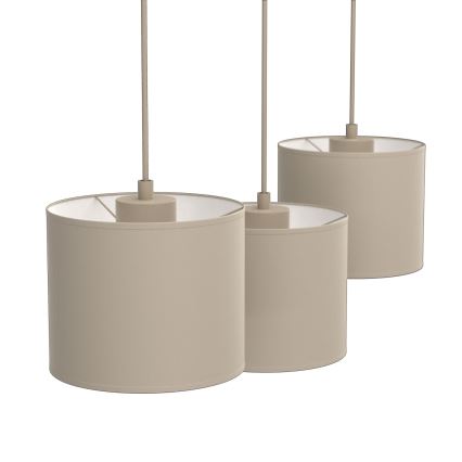 Rippvalgusti ARDEN kaablil 3xE27/15W/230V beež
