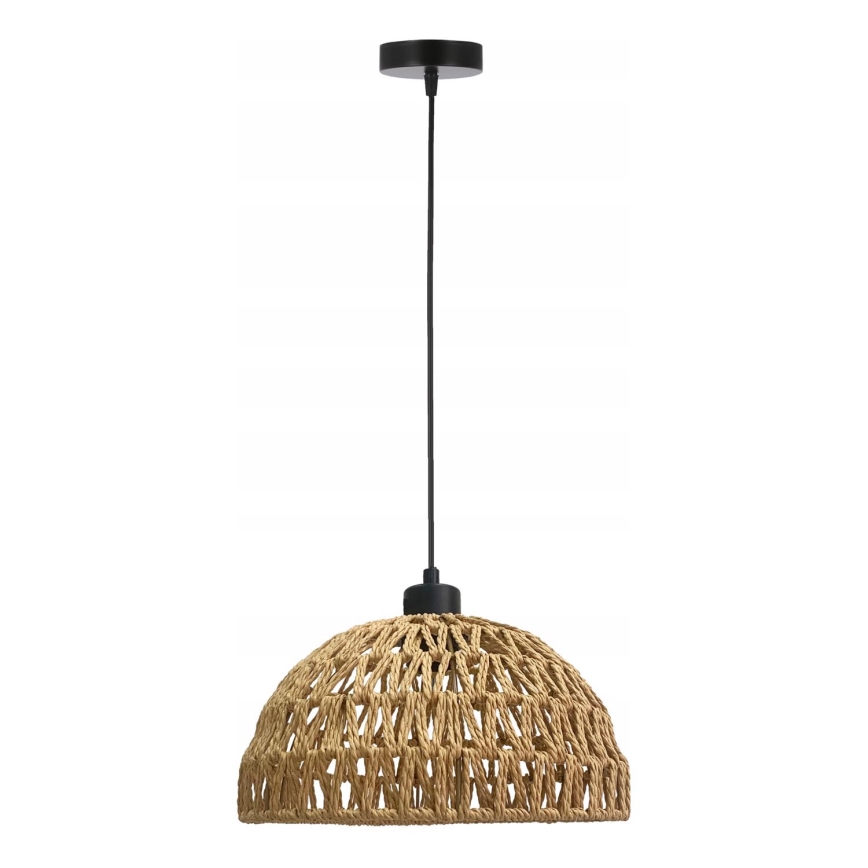 Rippvalgusti BALLI kaabliga 1xE27/40W/230V beež
