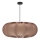 Rippvalgusti CAFEE 1xE27/40W/230V läbimõõt 52 cm pruun