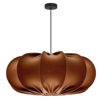 Rippvalgusti CAFEE 1xE27/40W/230V läbimõõt 52 cm pruun