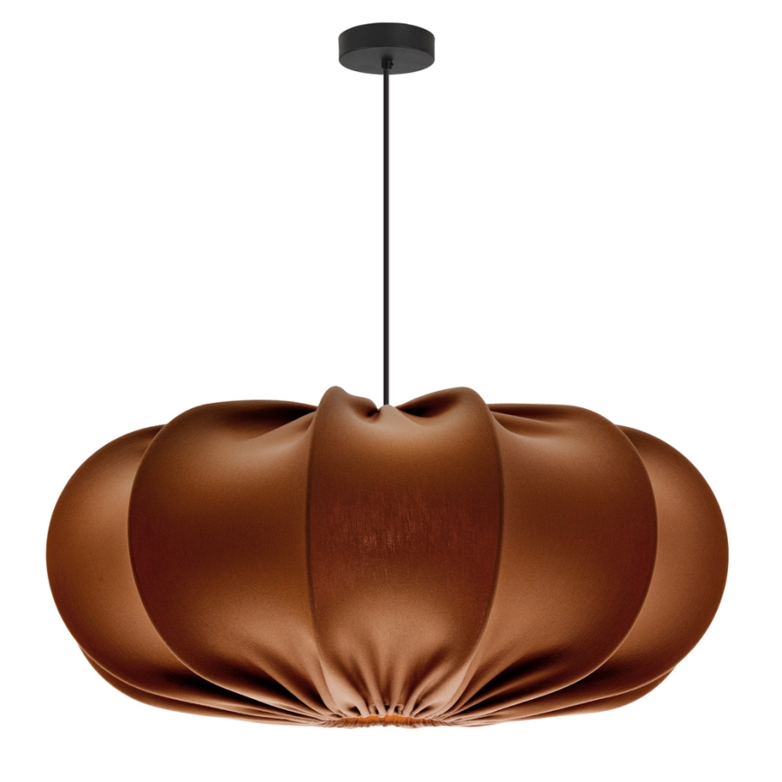 Rippvalgusti CAFEE 1xE27/40W/230V läbimõõt 52 cm pruun