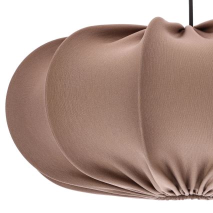 Rippvalgusti CAFEE 1xE27/40W/230V läbimõõt 52 cm pruun