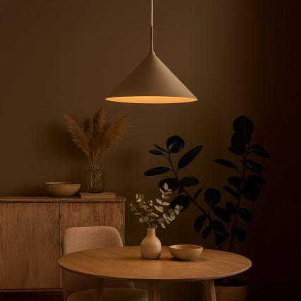 Rippvalgusti CAPITAL kaablil 1xGX53/15W/230V, läbimõõt 46 cm, beež