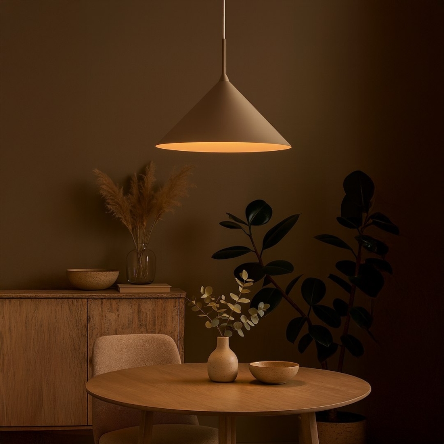 Rippvalgusti CAPITAL kaablil 1xGX53/15W/230V, läbimõõt 46 cm, beež