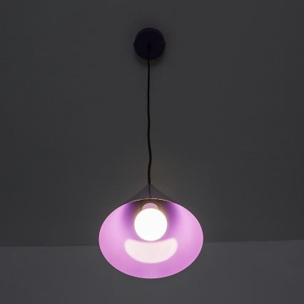 Rippvalgusti ETNA II, 1xE27/15W/230V, läbimõõt 18,5 cm, lilla