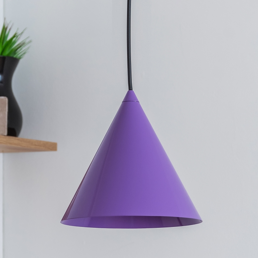 Rippvalgusti ETNA II, 1xE27/15W/230V, läbimõõt 18,5 cm, lilla