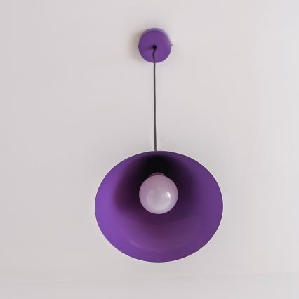 Rippvalgusti ETNA II, 1xE27/15W/230V, läbimõõt 18,5 cm, lilla