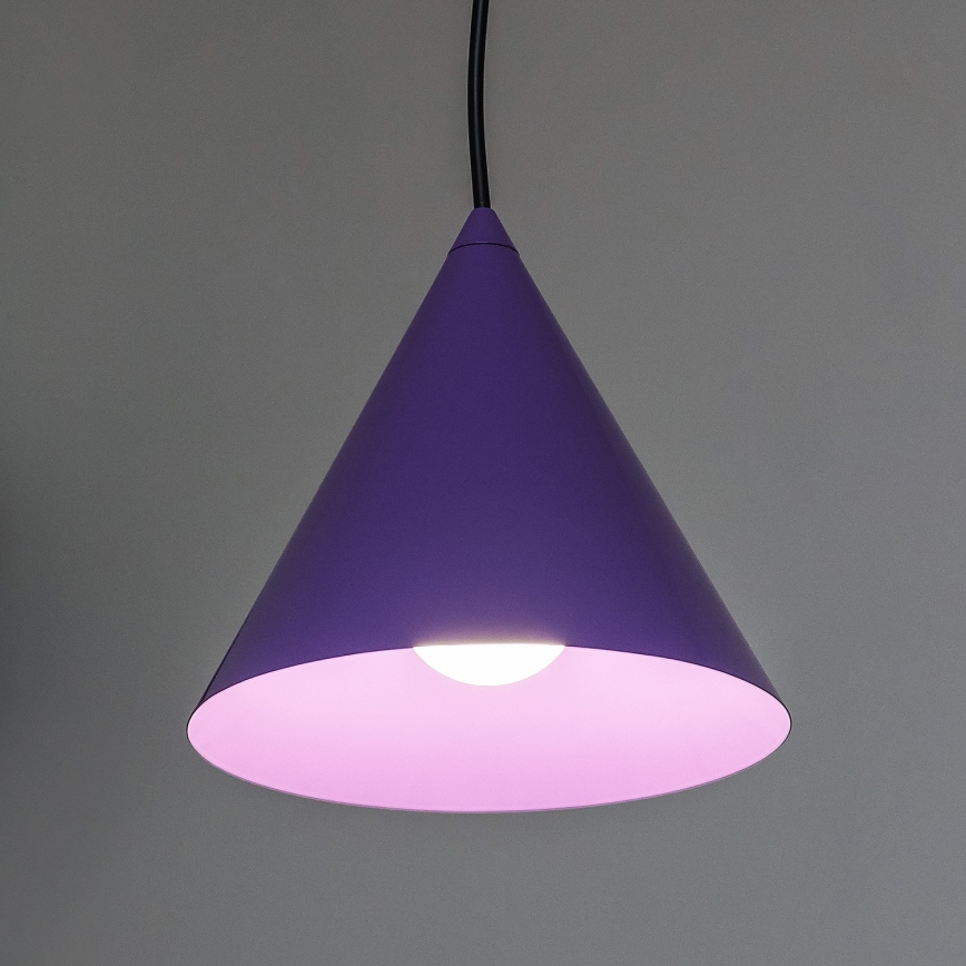 Rippvalgusti ETNA II, 1xE27/15W/230V, läbimõõt 18,5 cm, lilla