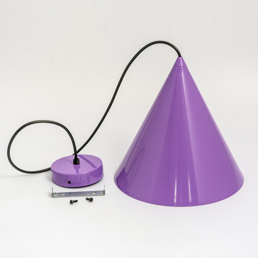 Rippvalgusti ETNA II, 1xE27/15W/230V, läbimõõt 18,5 cm, lilla