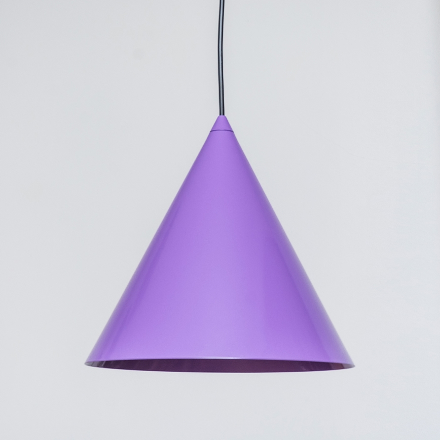 Rippvalgusti ETNA kaabliga 1xE27/15W/230V, läbimõõt 25 cm, lilla