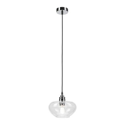 Rippvalgusti FLO kaabliga 1xE27/15W/230V läikiv kroom/selge