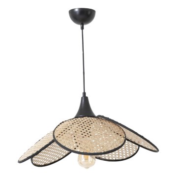 Rippvalgusti FUME 1xE27/40W/230V läbimõõt 45 cm must/beez