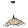 Rippvalgusti FUME 1xE27/40W/230V läbimõõt 45 cm must/beez