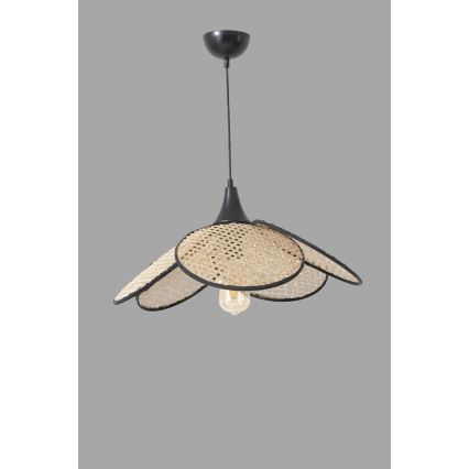 Rippvalgusti FUME 1xE27/40W/230V läbimõõt 45 cm must/beez