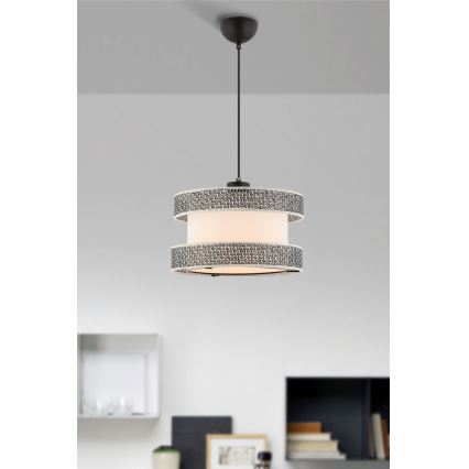 Rippvalgusti HALO 1xE27/60W/230V koore/pruun