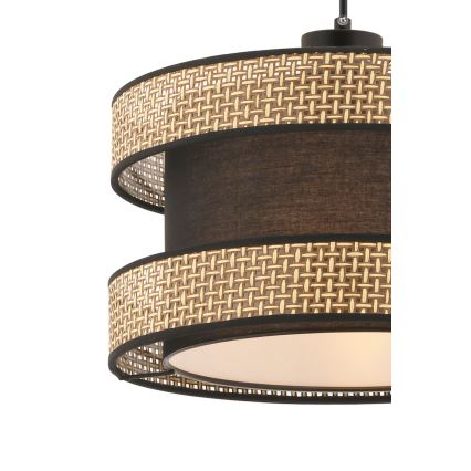 Rippvalgusti HALO kaabliga 1xE27/60W/230V pruun/beež