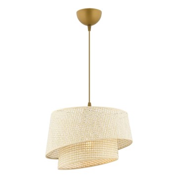 Rippvalgusti juhtmega BARETTE 1xE27/60W/230V kreemjas