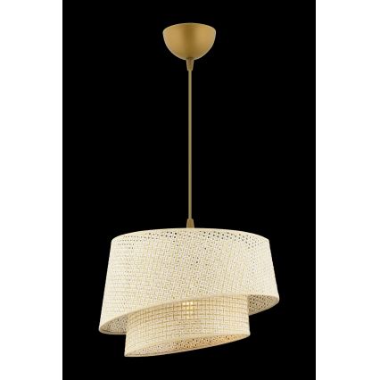 Rippvalgusti juhtmega BARETTE 1xE27/60W/230V kreemjas