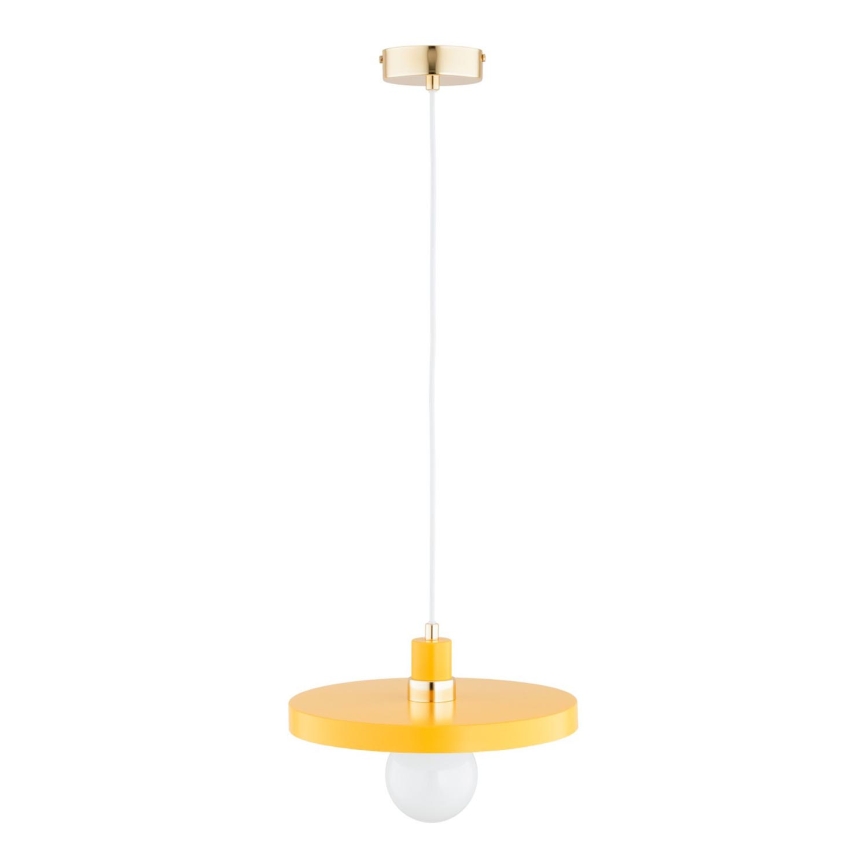 Rippvalgusti juhtmega LITO 1xE27/15W/230V kollane