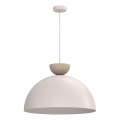 Rippvalgusti juhtmega NEVIS 1xE27/15W/230V Ø 50 cm kreemjas