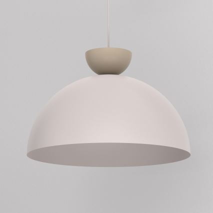 Rippvalgusti juhtmega NEVIS 1xE27/15W/230V Ø 50 cm kreemjas