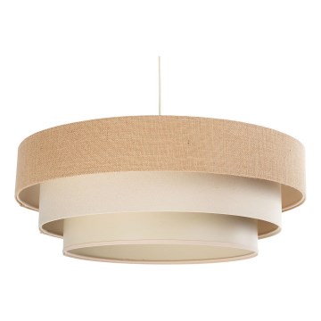 Rippvalgusti juhtmega TRINITI 1xE27/60W/230V, läbimõõt 40 cm, beež/kreem