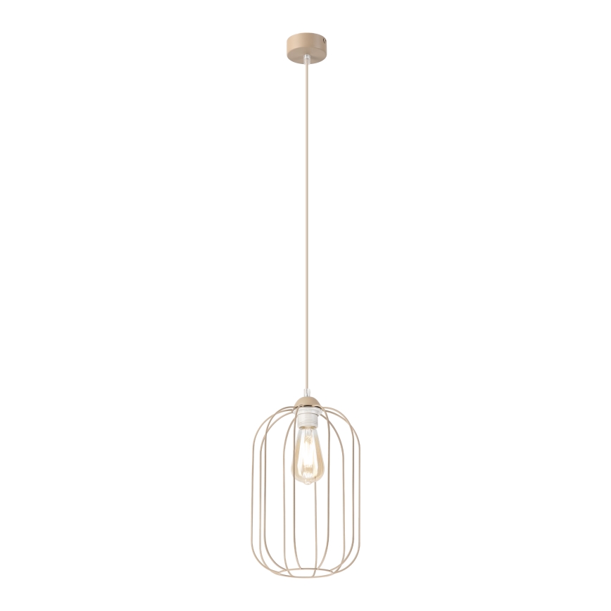 Rippvalgusti juhtmel DESTELLO 1xE27/15W/230V, läbimõõt 21 cm, beež
